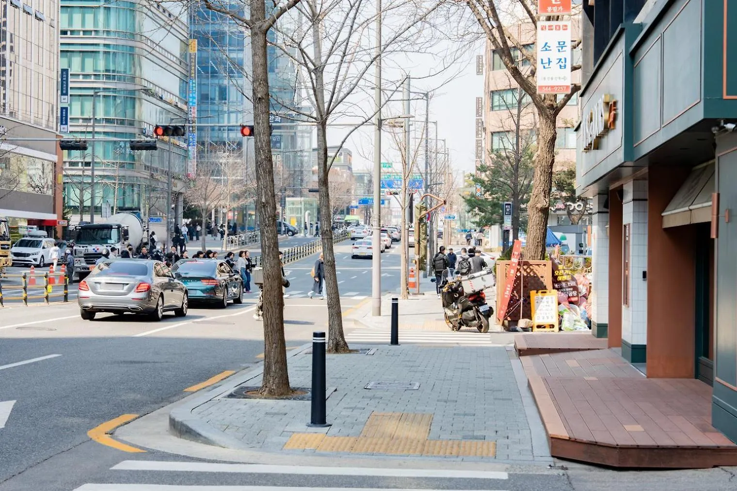 Lägenhet Blueground Nonhyeon-Dong City View Ac Sel-8 Seoul